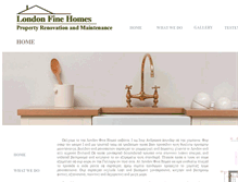 Tablet Screenshot of londonfinehomes.co.uk